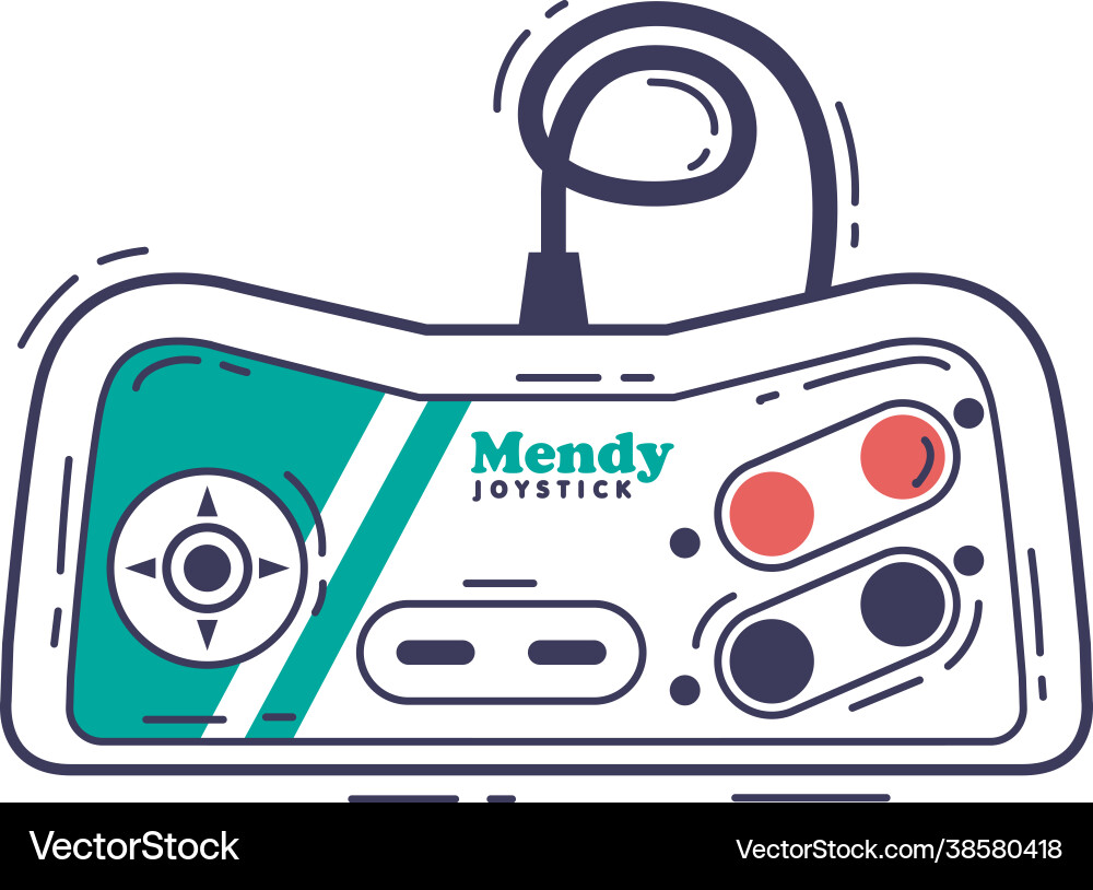 Video game console controller modern Video game console controller modern vector image