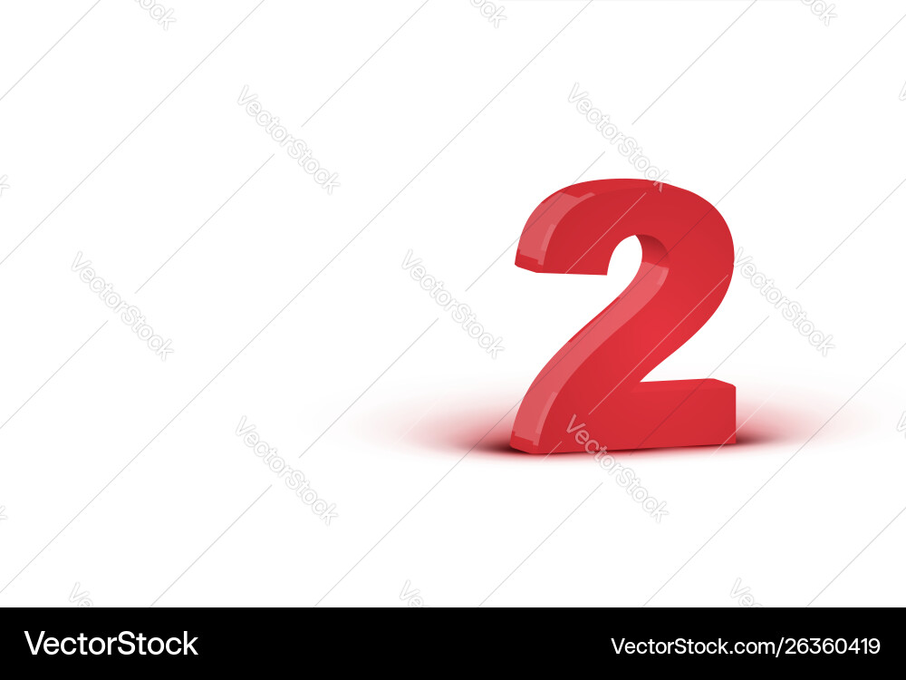 3d red realistic character 3d red realistic character Vector Image