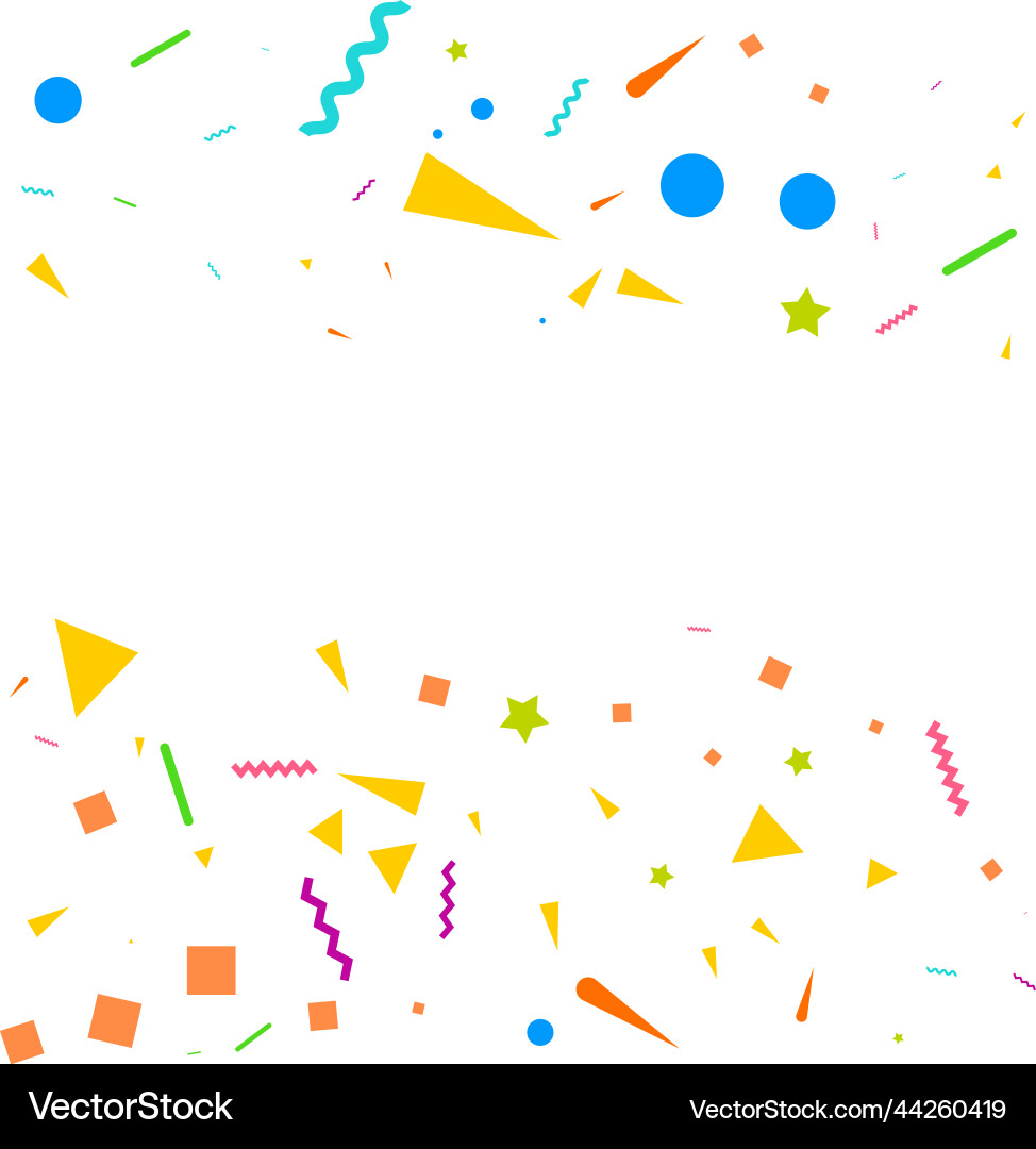 Abstract white background with many falling tiny vector image