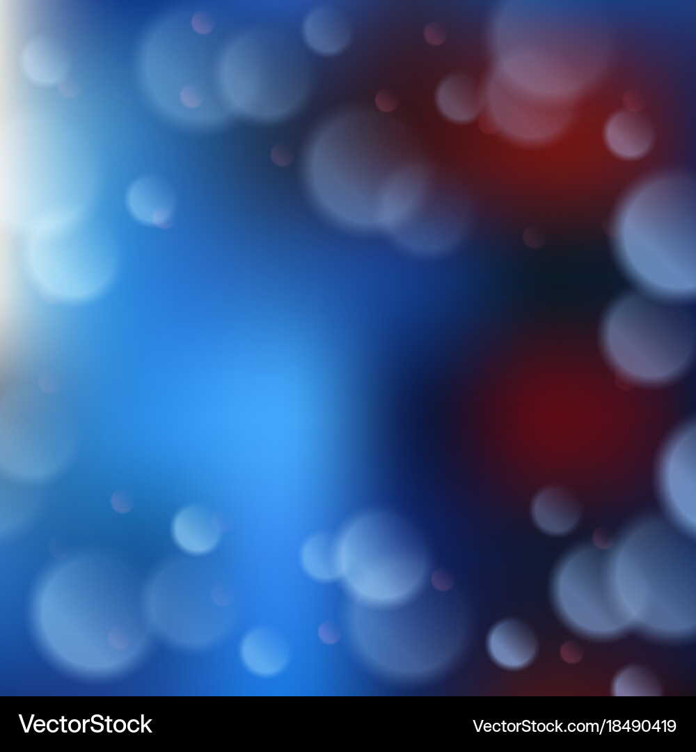 Blurred background with bokeh effect Vector Image