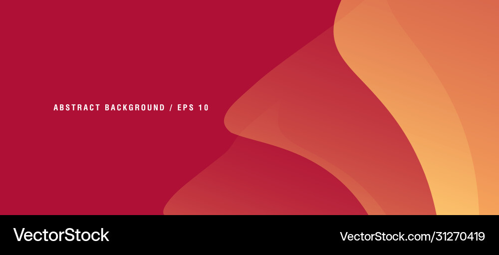 Dynamic Red Flame Background vector image