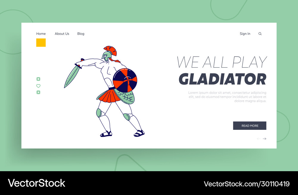 Legionierter Soldat römischer Krieger Gladiator Legionierter Soldat römischer Krieger Gladiator Vektorbild