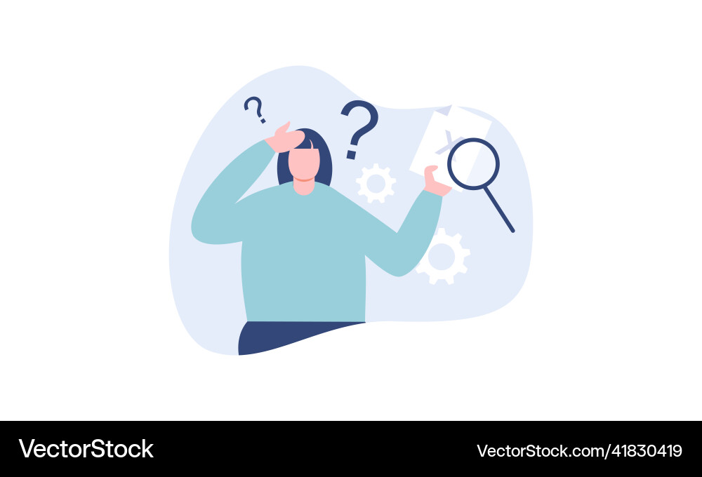 No data empty concept vector image