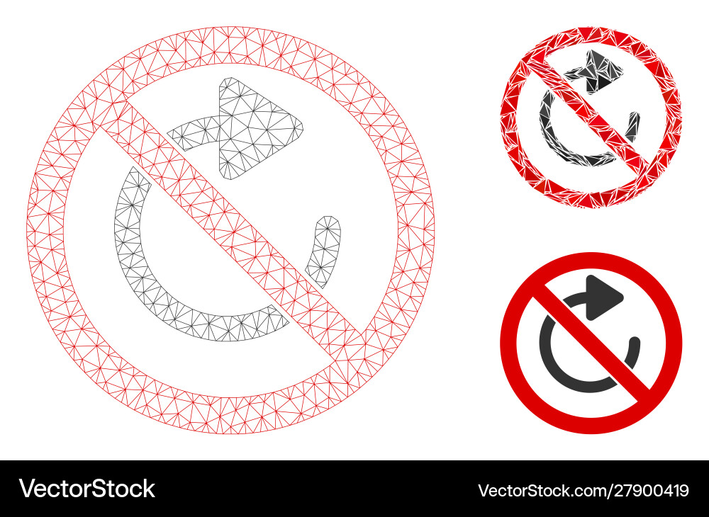 No rotation mesh carcass model and triangle No rotation mesh carcass model and triangle vector image