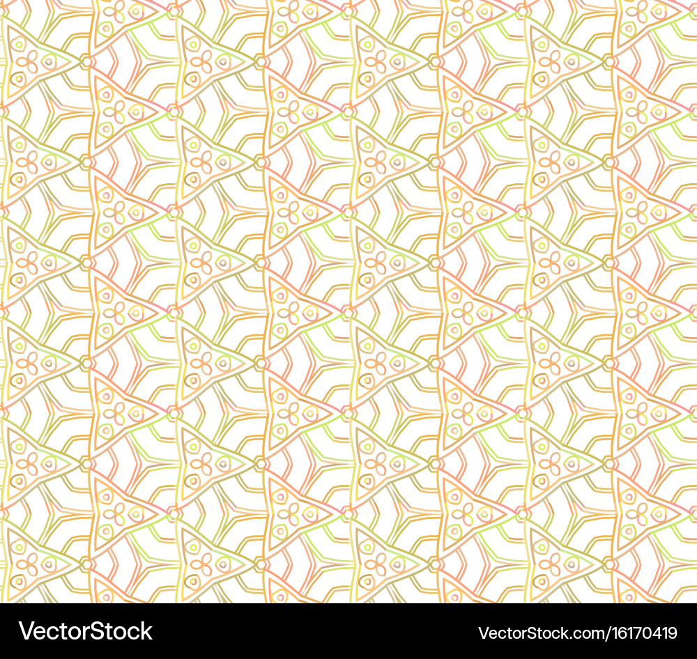 Seamless abstract unusual triangular pattern Vector Image