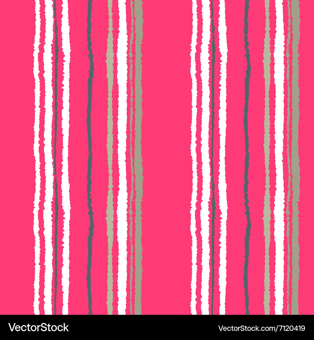 Seamless strip pattern vertical lines with torn Vector Image
