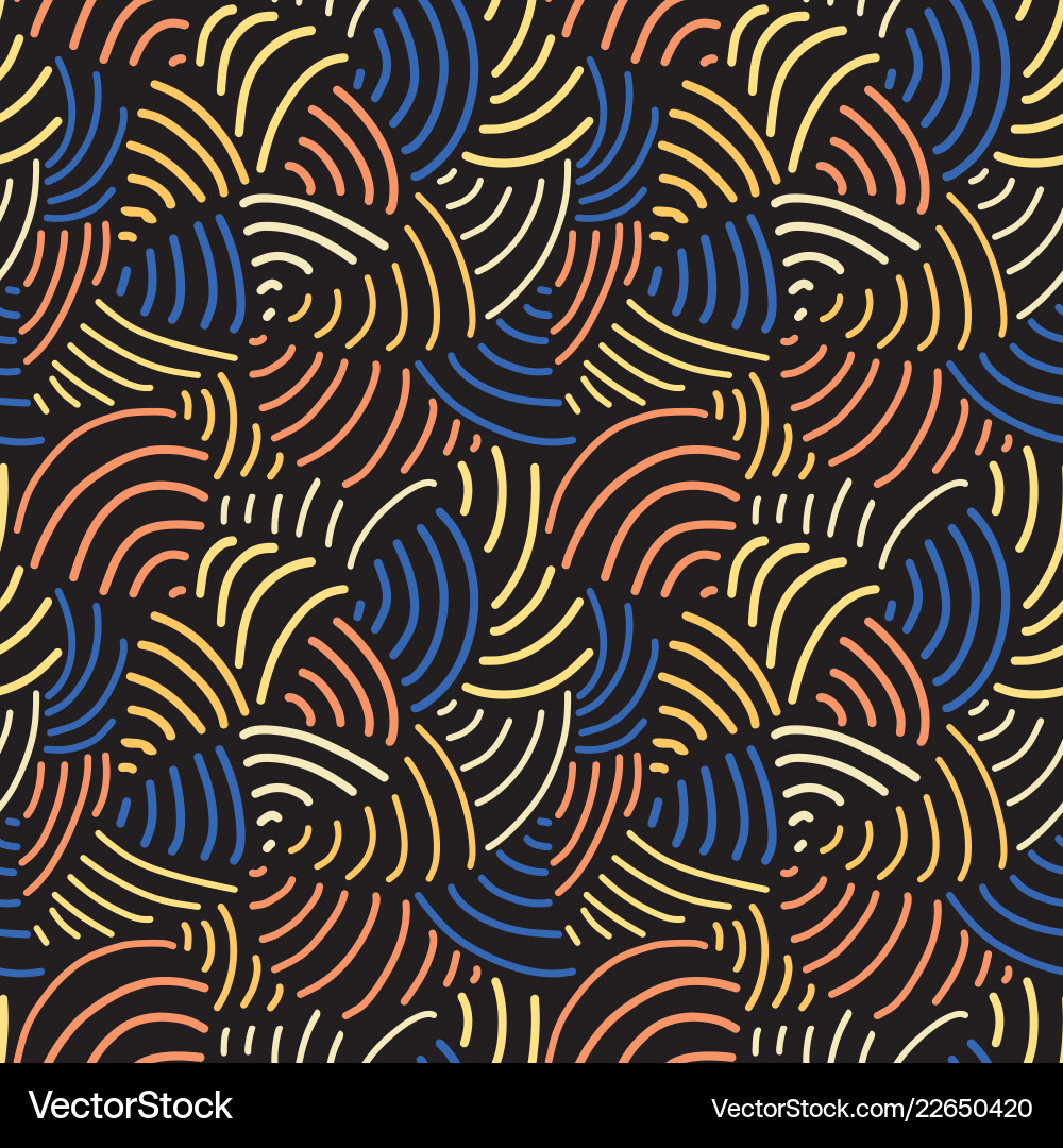 Curved lines seamless background pattern Curved lines seamless background pattern vector image