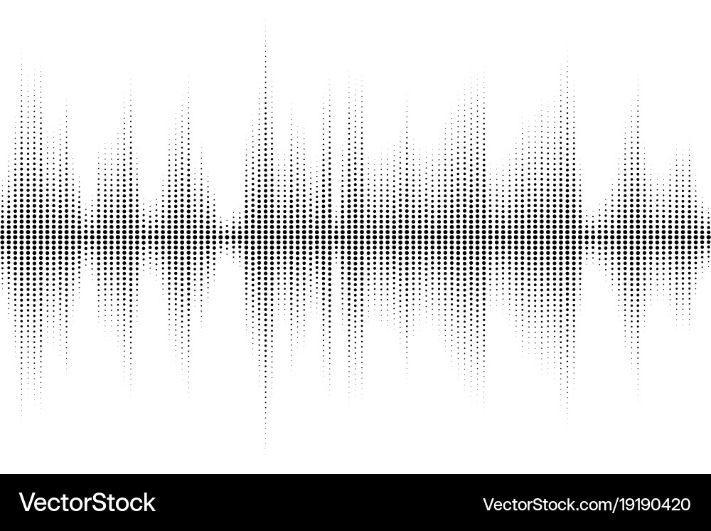 Digital Sound Spectrum Equalizer vector image