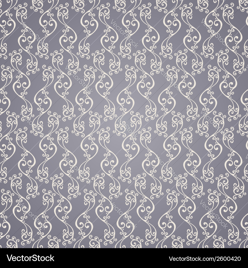Ornate Scroll Pattern vector image