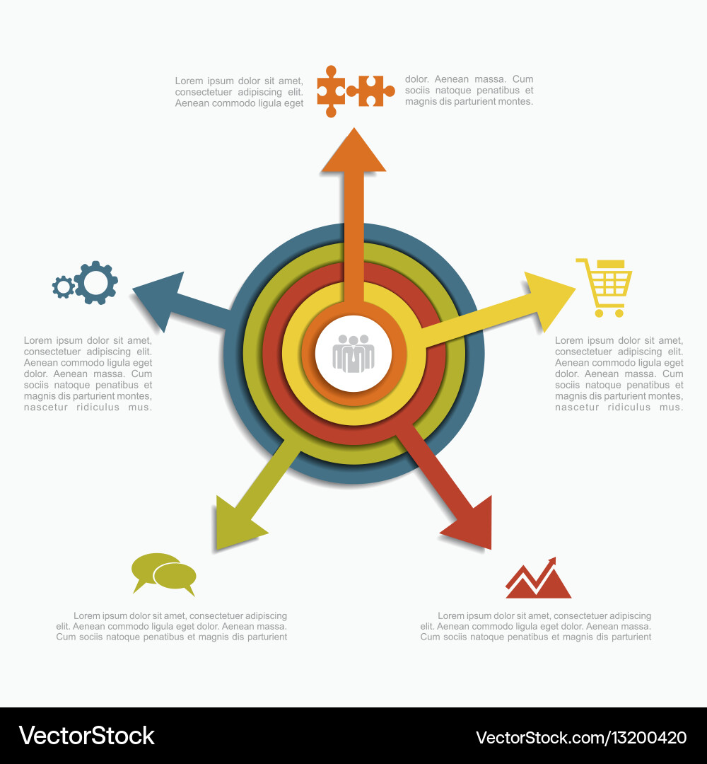 Template with place for your data Vector Image