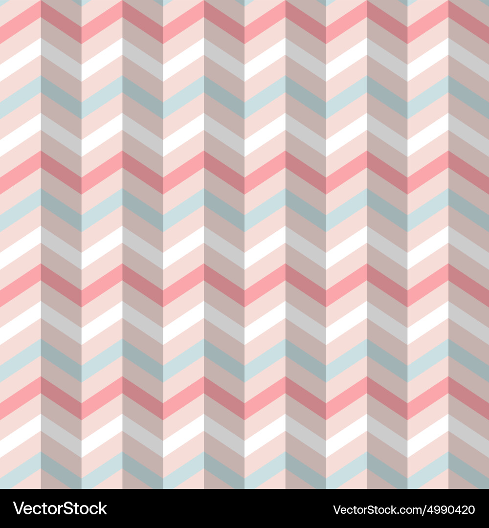 Zigzag seamless pattern vector image