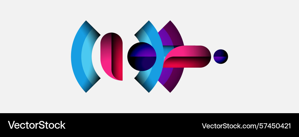Abstract graphic design featuring overlapping Abstract graphic design featuring overlapping vector image