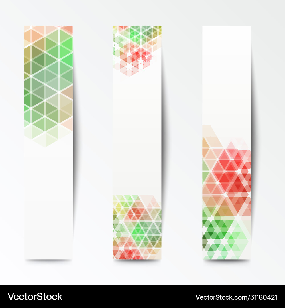 Abstract web banner with geometric shape Abstract web banner with geometric shape vector image