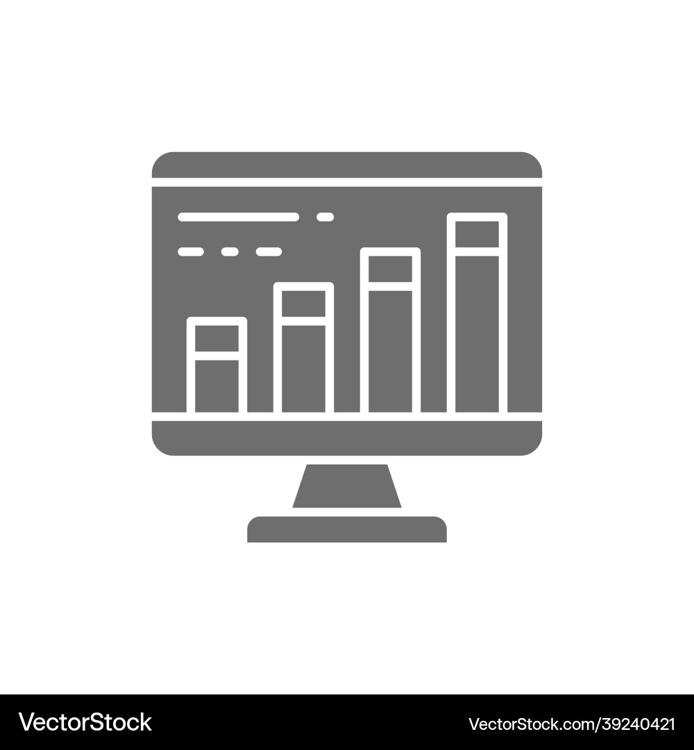 Infographic in computer browser search engine Infographic in computer browser search engine vector image