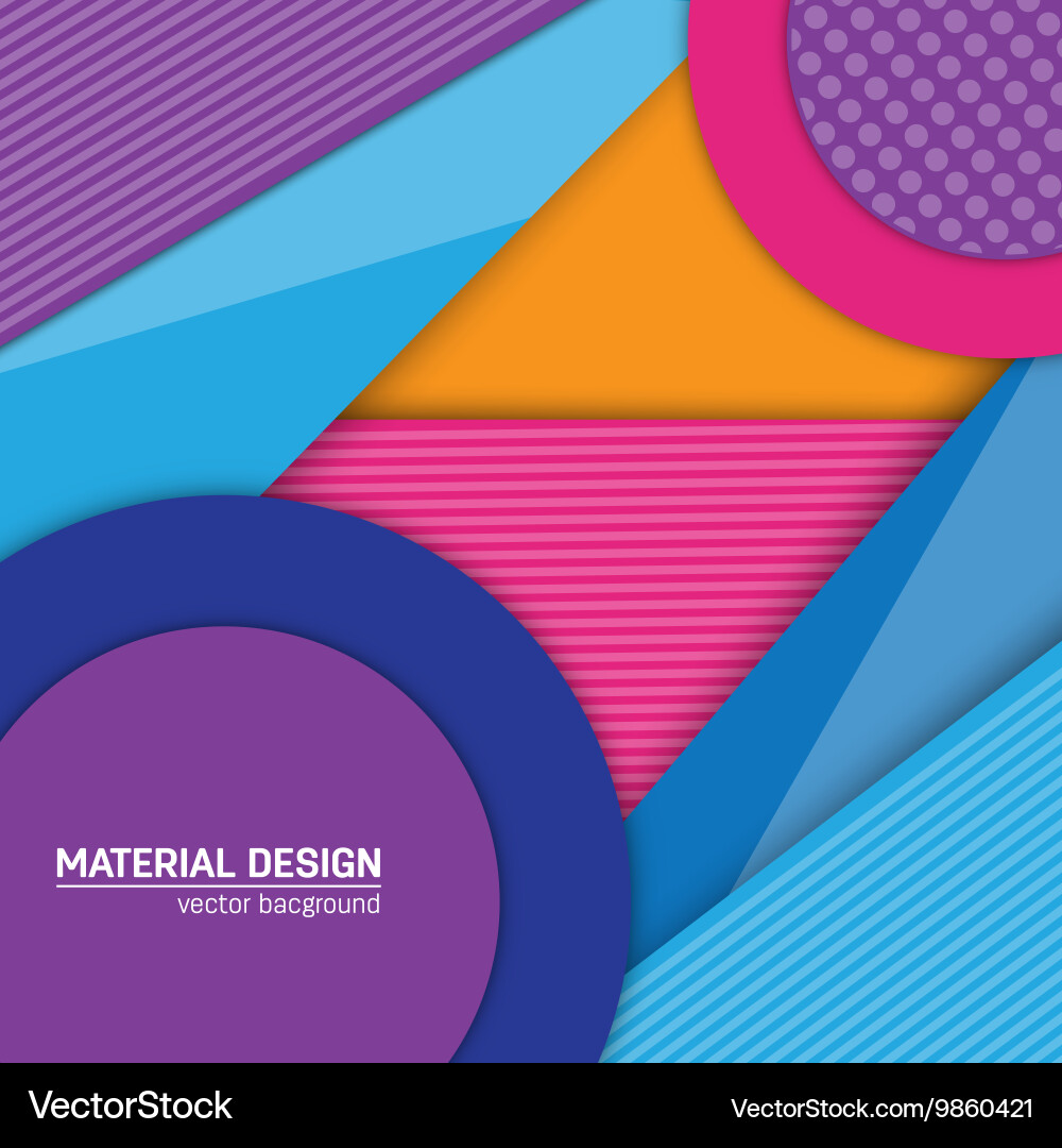 Material design background abstract vector image