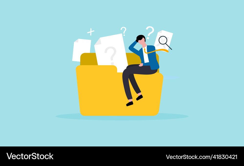 No data empty concept vector image