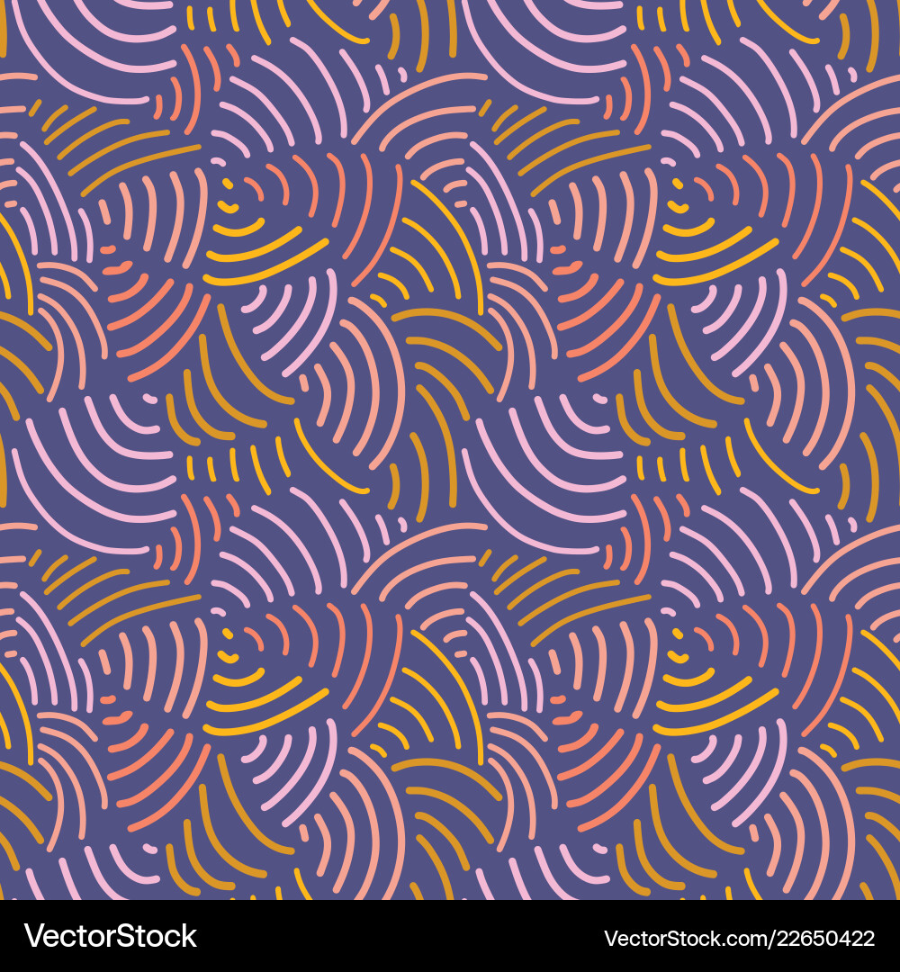 Abstract Curvilinear Pattern Vector Image