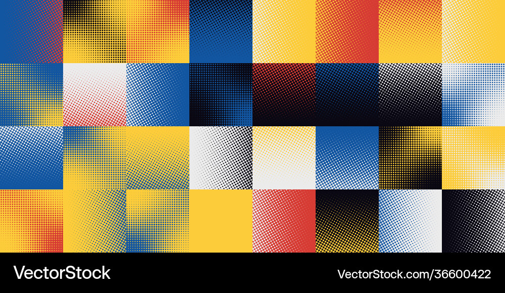 Abstract geometric pattern with transition effect Abstract geometric pattern with transition effect vector image
