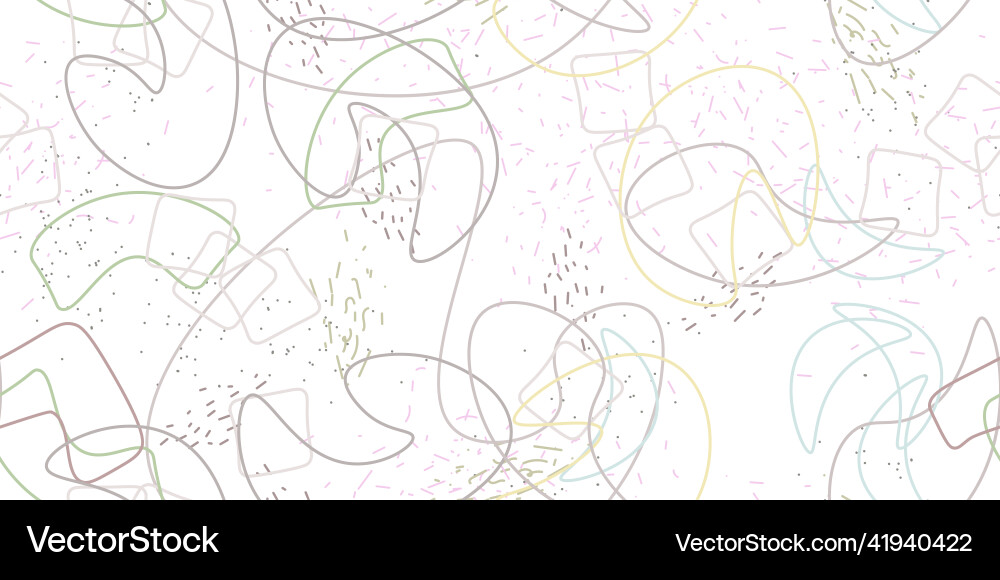 Chaotic simple seamless pattern textile one line Chaotic simple seamless pattern textile one line vector image