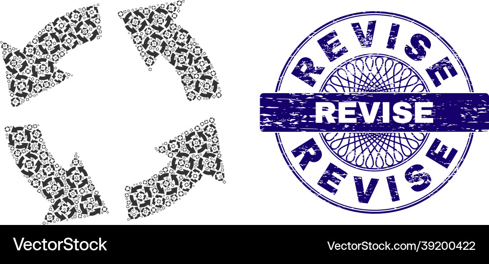 Circulation recursion composition of Circulation recursion composition of vector image