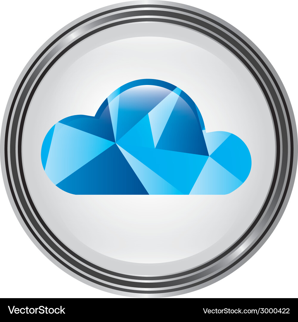 Cloud computing design Vector Image