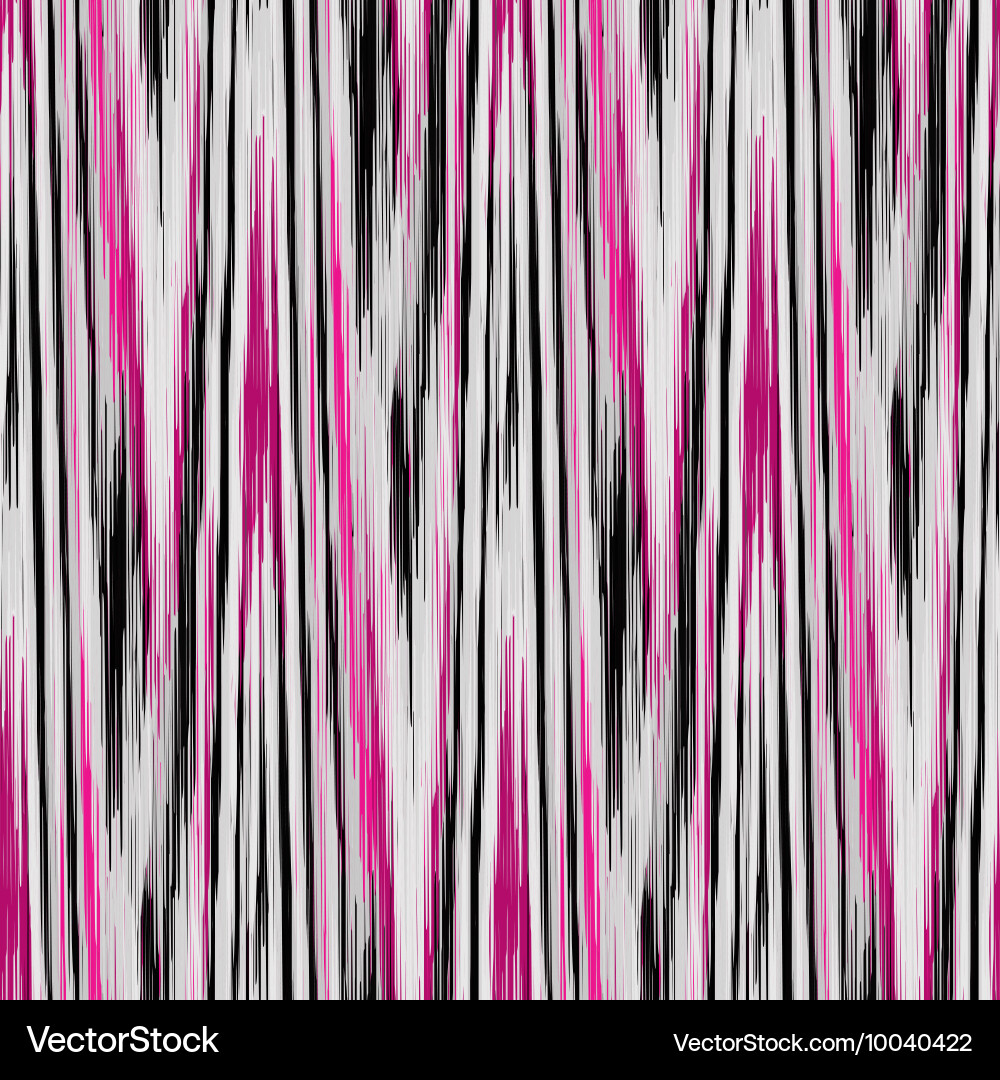 Ikat Stripes Pattern vector image