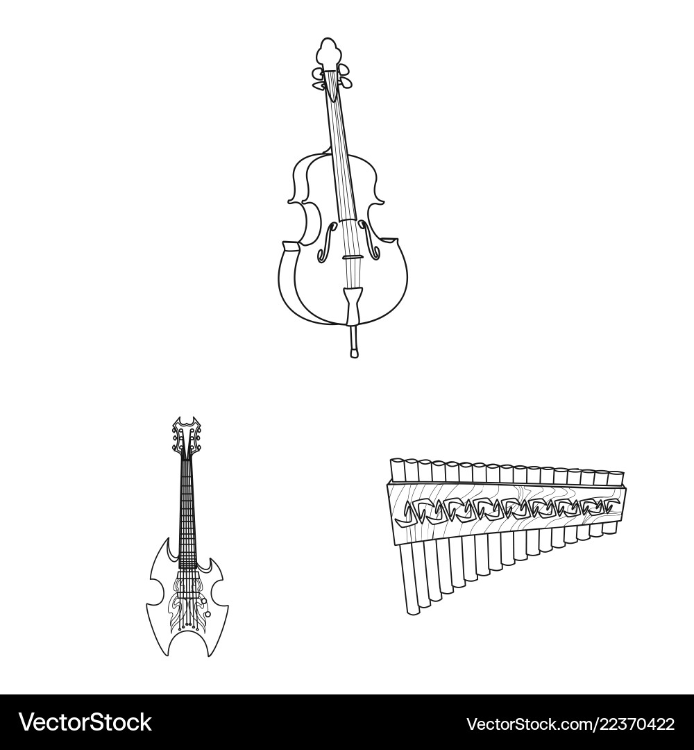 Isolated object of music and tune sign collection Isolated object of music and tune sign collection vector image
