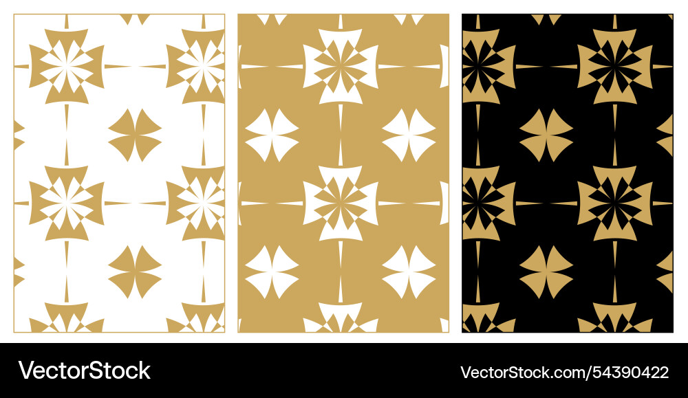 Set of patterns with crosses stripes lines Set of patterns with crosses stripes lines vector image