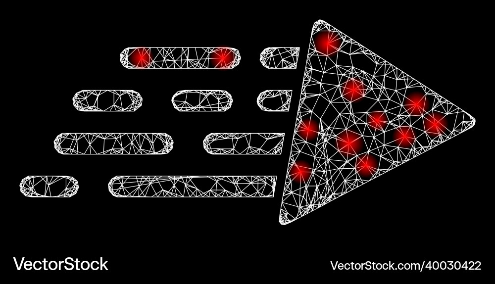 Shiny linear mesh speed with light spots vector image
