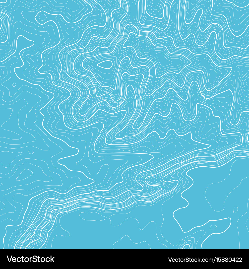 Topographic map background with space for copy vector image