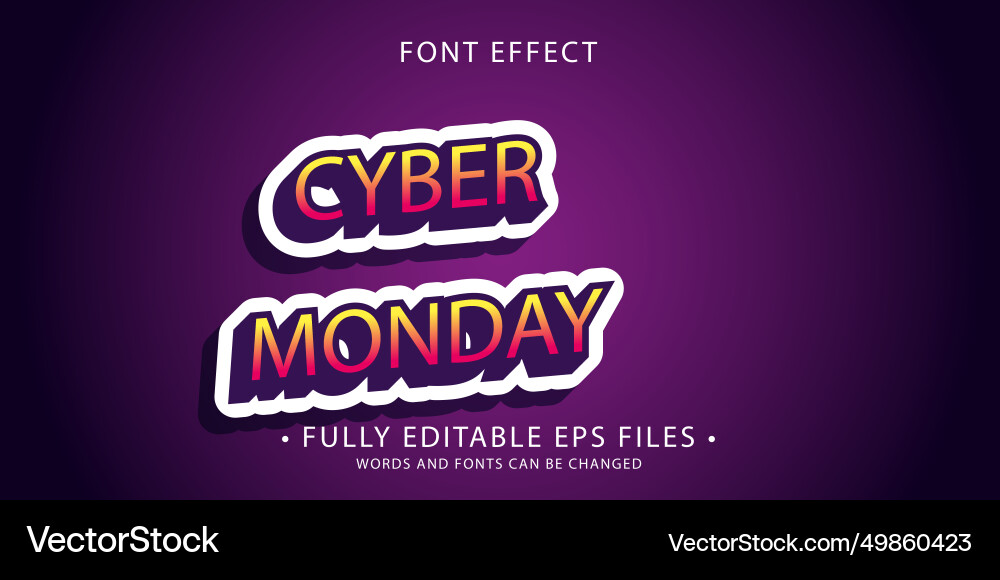Editable font effect with 3d pixelated sticker Editable font effect with 3d pixelated sticker vector image