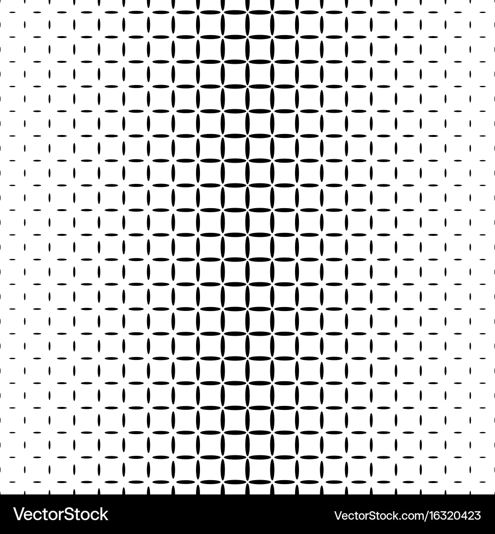 Monochrome abstract ellipse pattern background vector image