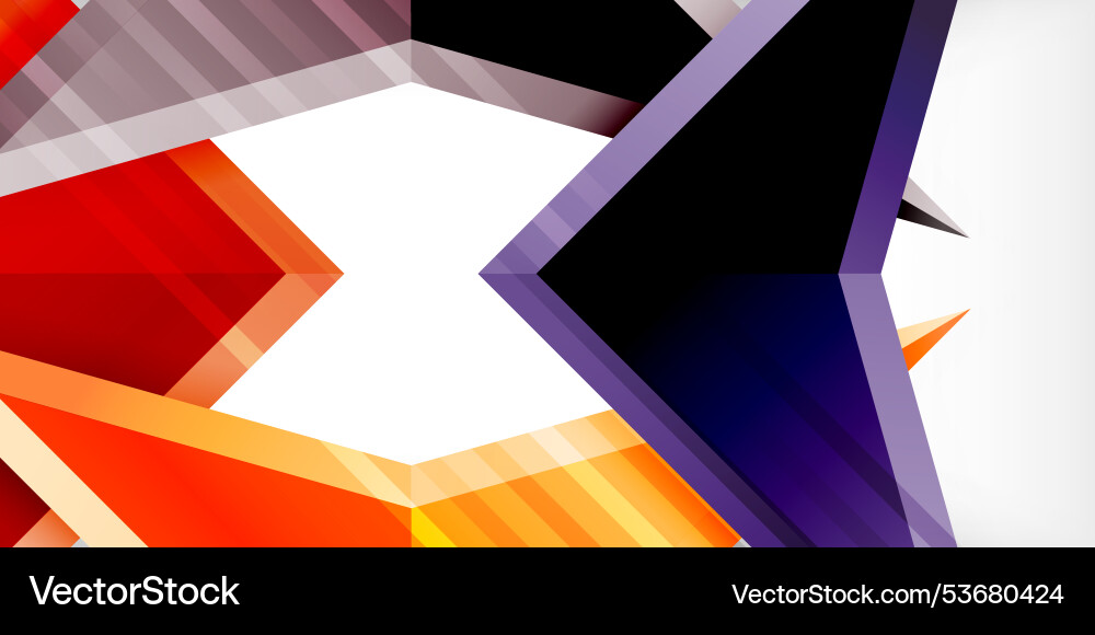 Abstract background color triangles and arrows Abstract background color triangles and arrows Vector Image