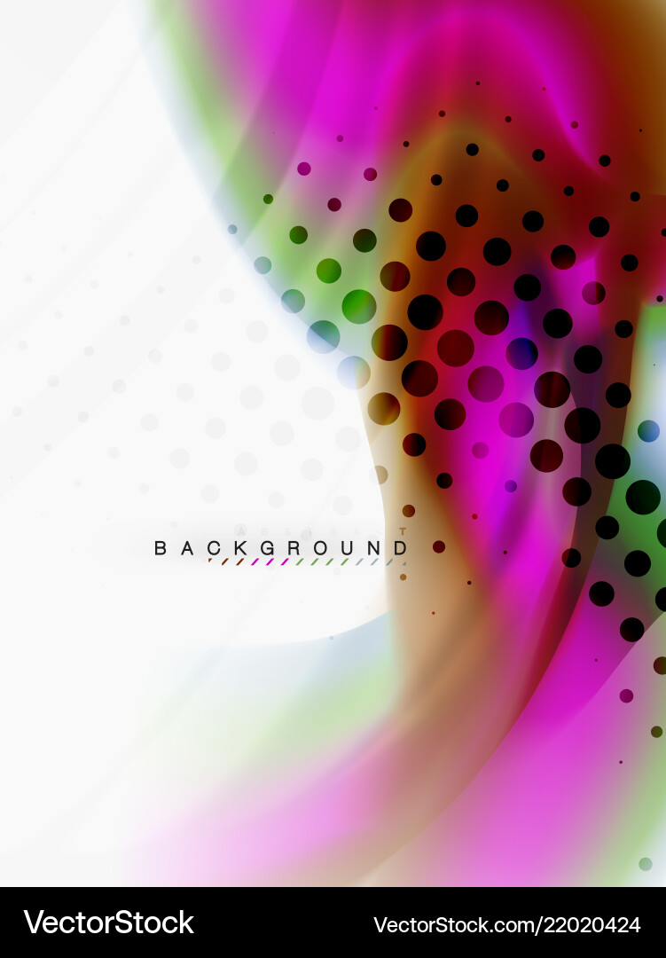 Background abstract color flow liquid design Background abstract color flow liquid design vector image