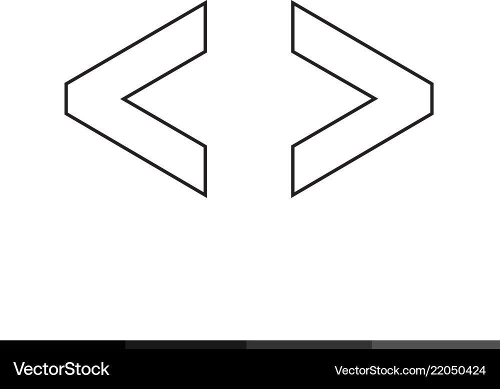 Language html icon progrmming code design Language html icon progrmming code design Vector Image