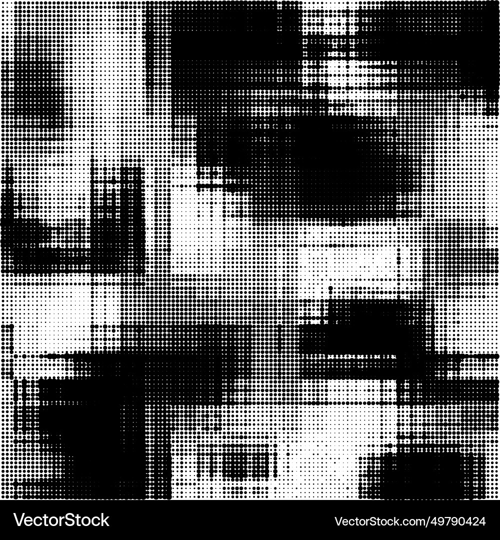 Monochrome gradient halftone dots background Monochrome gradient halftone dots background Vector Image