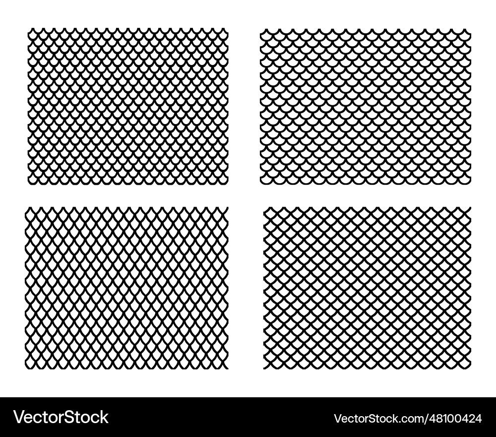 Scales Pattern - Fish Scale Texture vector image