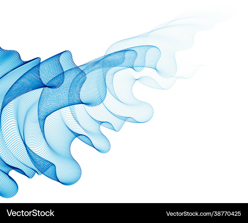 3d particles mesh array transparent tulle textile 3d particles mesh array transparent tulle textile vector image