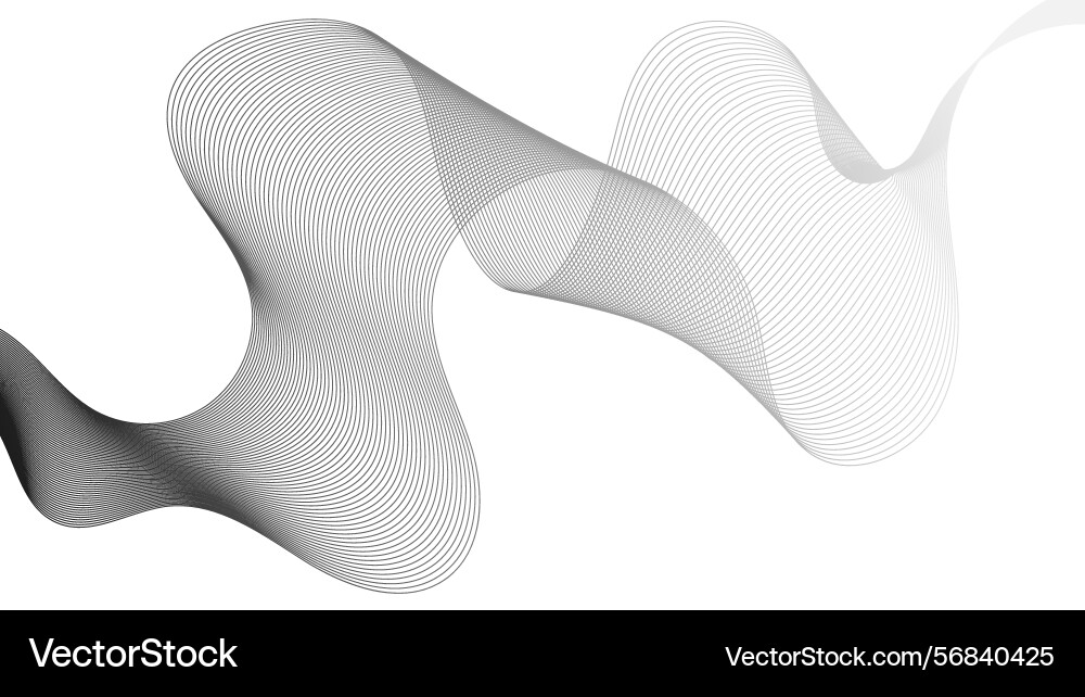 Abstract backdrop with grey wave gradient lines Abstract backdrop with grey wave gradient lines vector image
