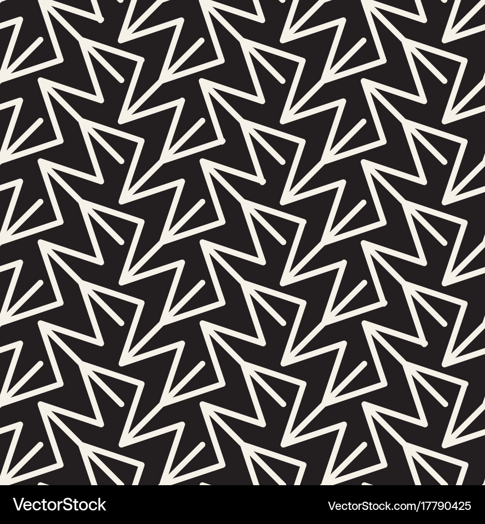 Abstract geometric pattern with stripes lines vector image