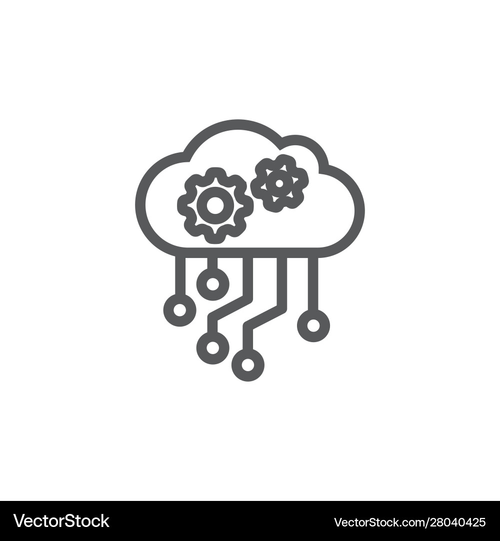API Icon - Connection & Data vector image