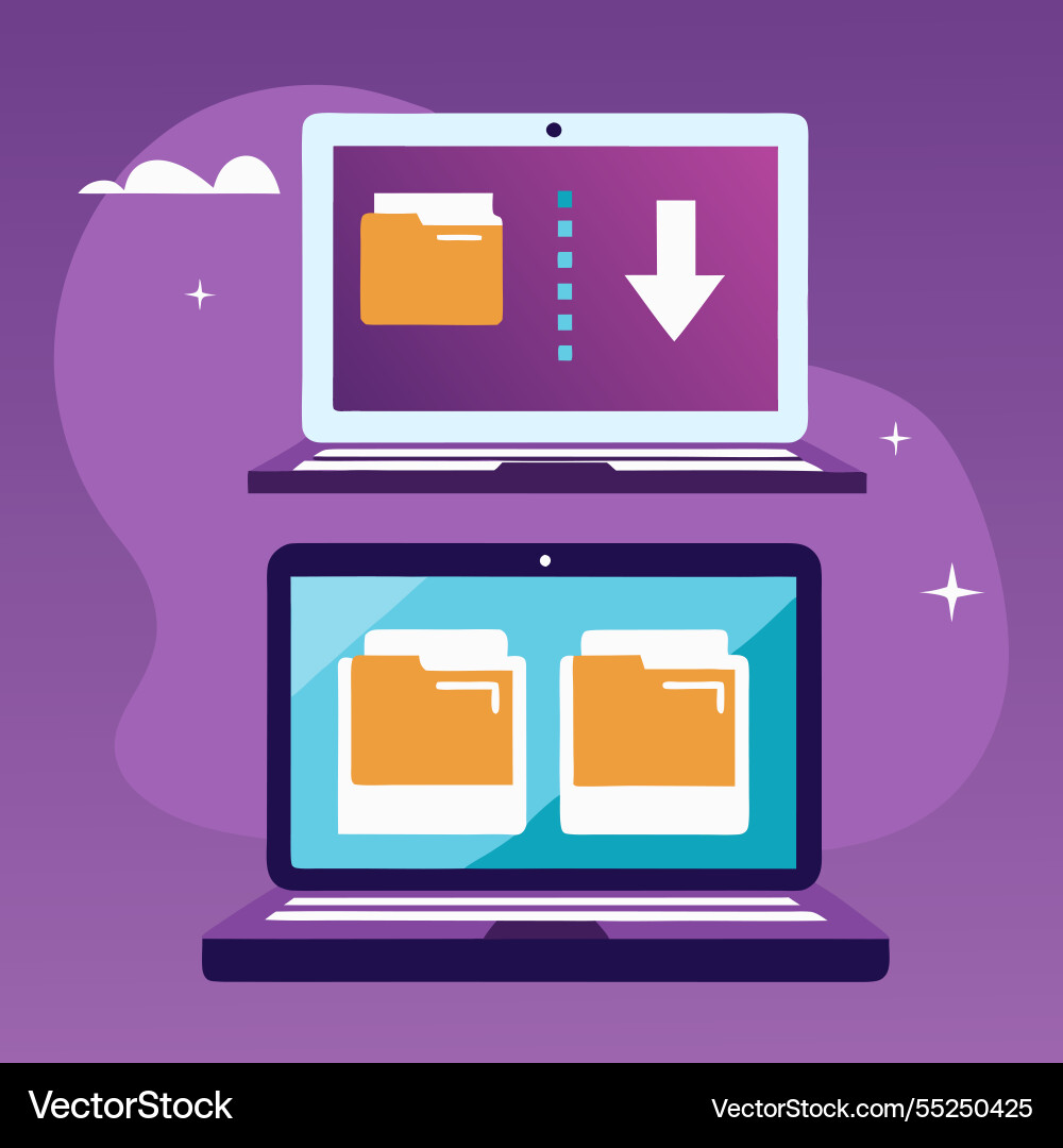 File transfer data sharing cloud backup sync File transfer data sharing cloud backup sync vector image