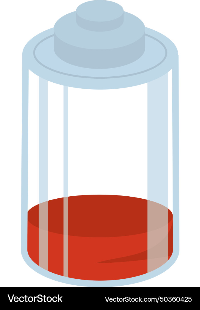 High performance battery indicator Vector Image