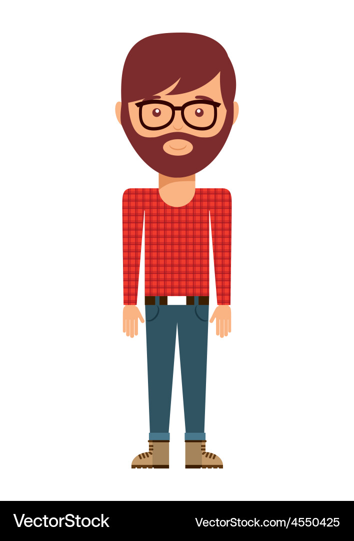 Man standing Royalty Free Vector Image - VectorStock