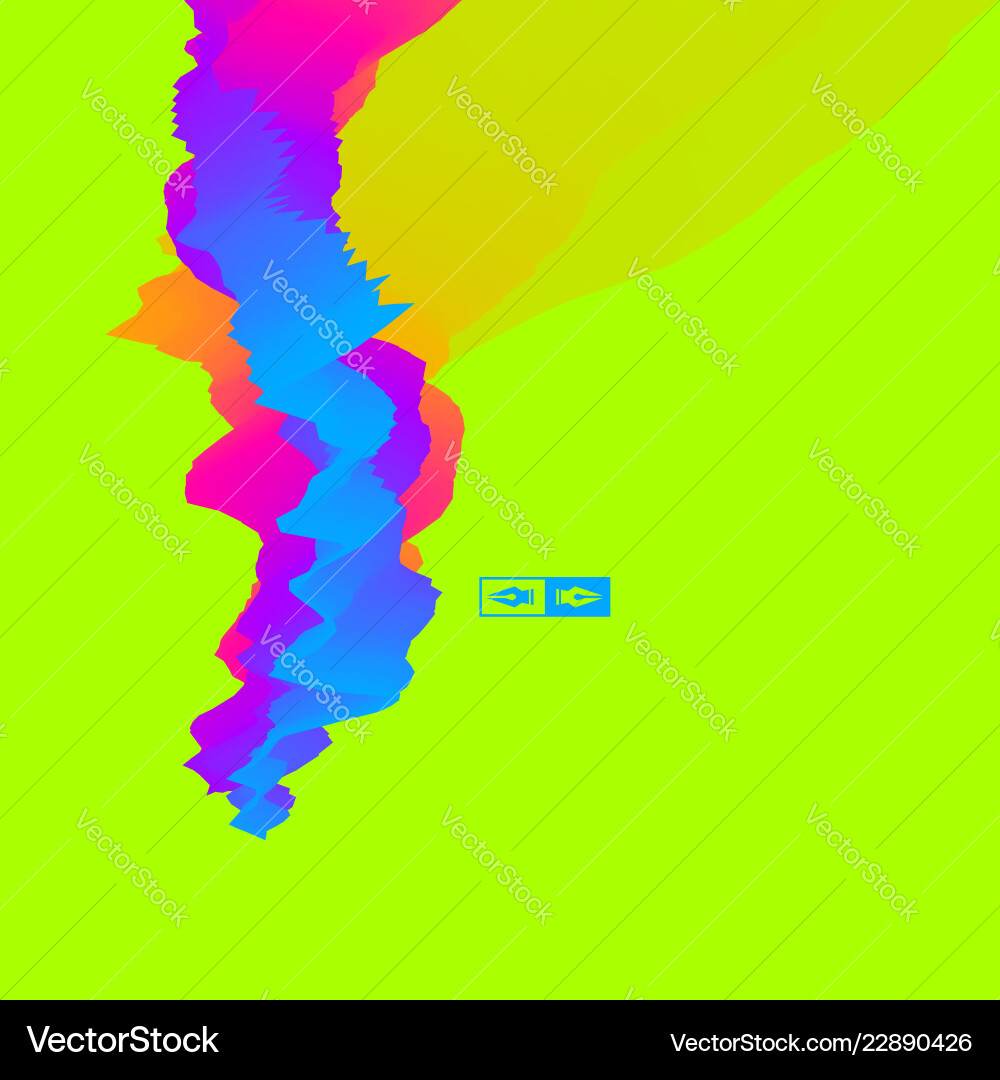 3d wavy background dynamic effect design template vector image