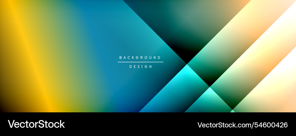 Dynamic shadow lines with gradient colors Vector Image