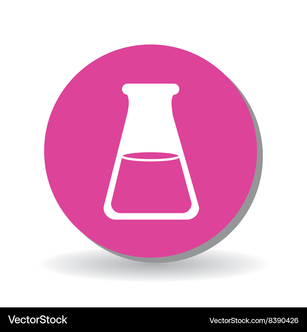 Flask icon design Vector Image