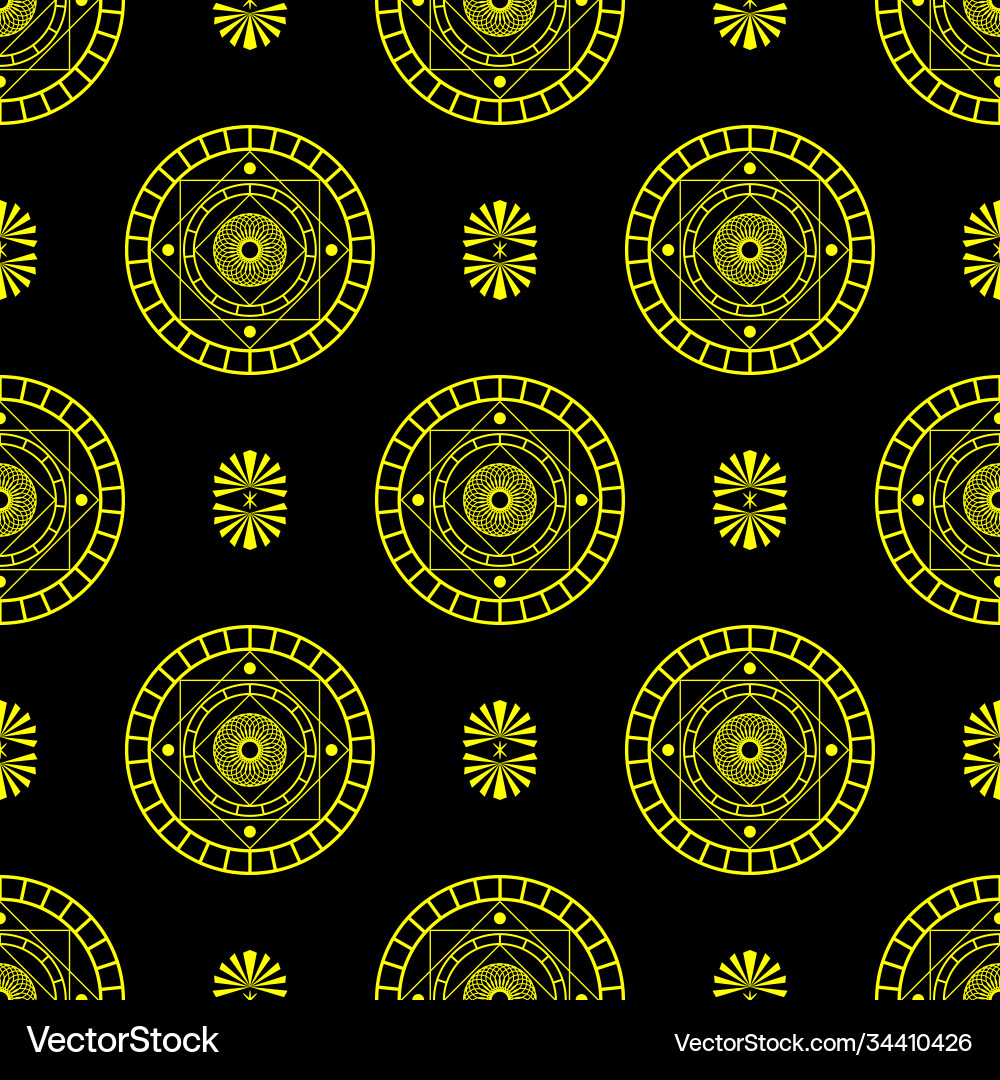 Magic circle pattern 02 Magic circle pattern 02 vector image