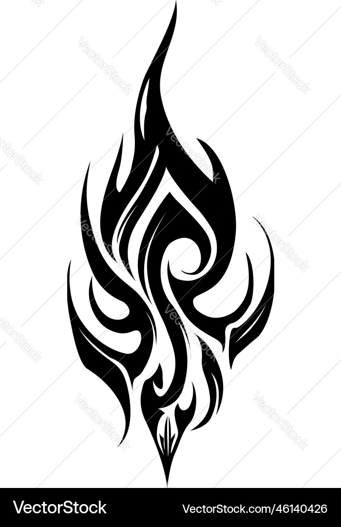 Tribal tattoo element Tribal tattoo element Vector Image