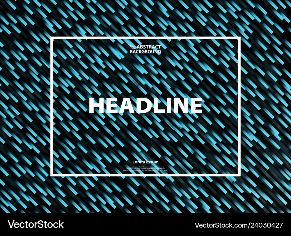 Abstract gradient blue stripe line pattern vector image